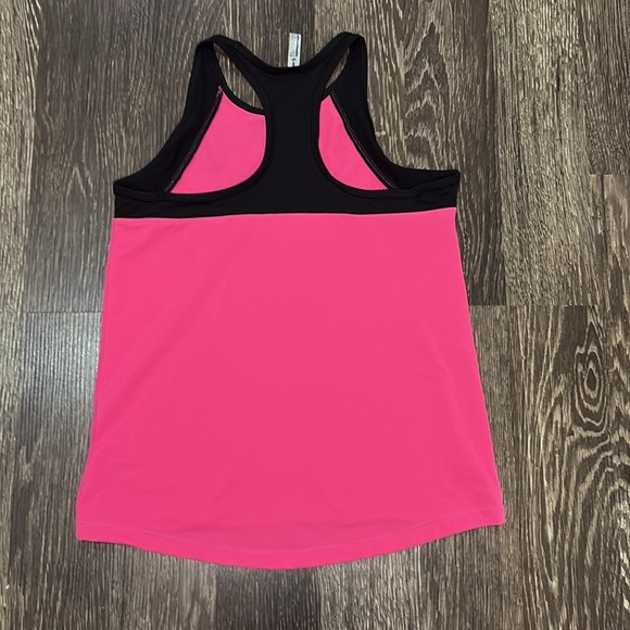 Girls Sophee brand Pink and Black Athletic Tank Top size small - Picture 2 of 5